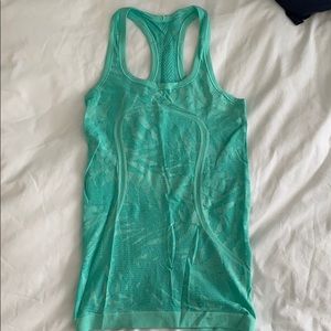 Green/Blue Lululemon Tank Top